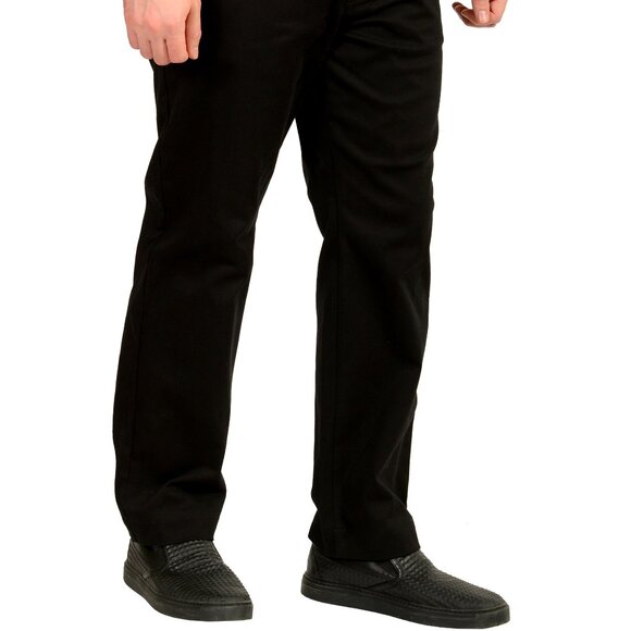 Hugo Boss Men's "Zayn242" Black Flat Front Casual Pants US 32/32 IT 32/32 - Picture 2 of 5